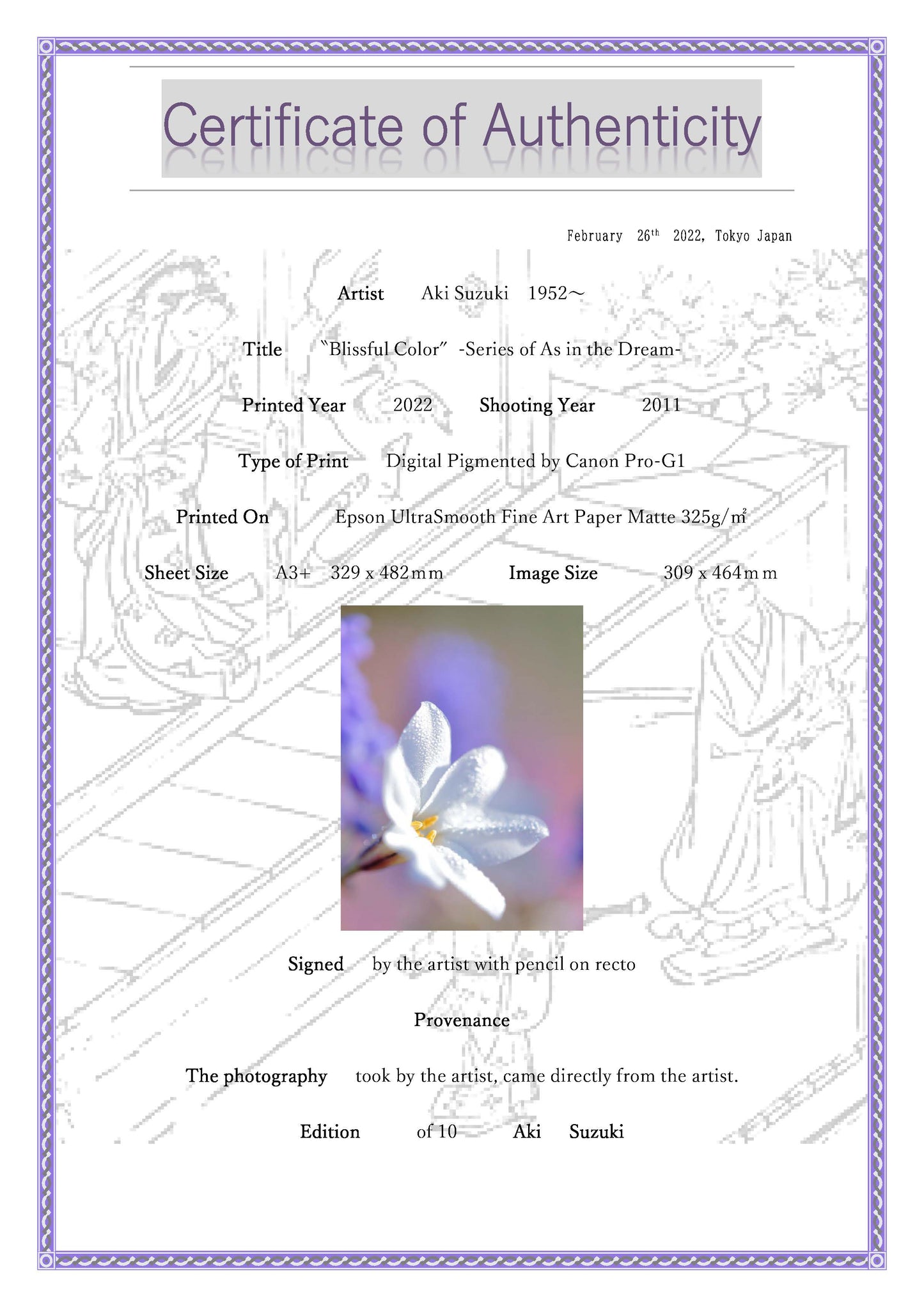 "Blessed color" -Dream comfort series-