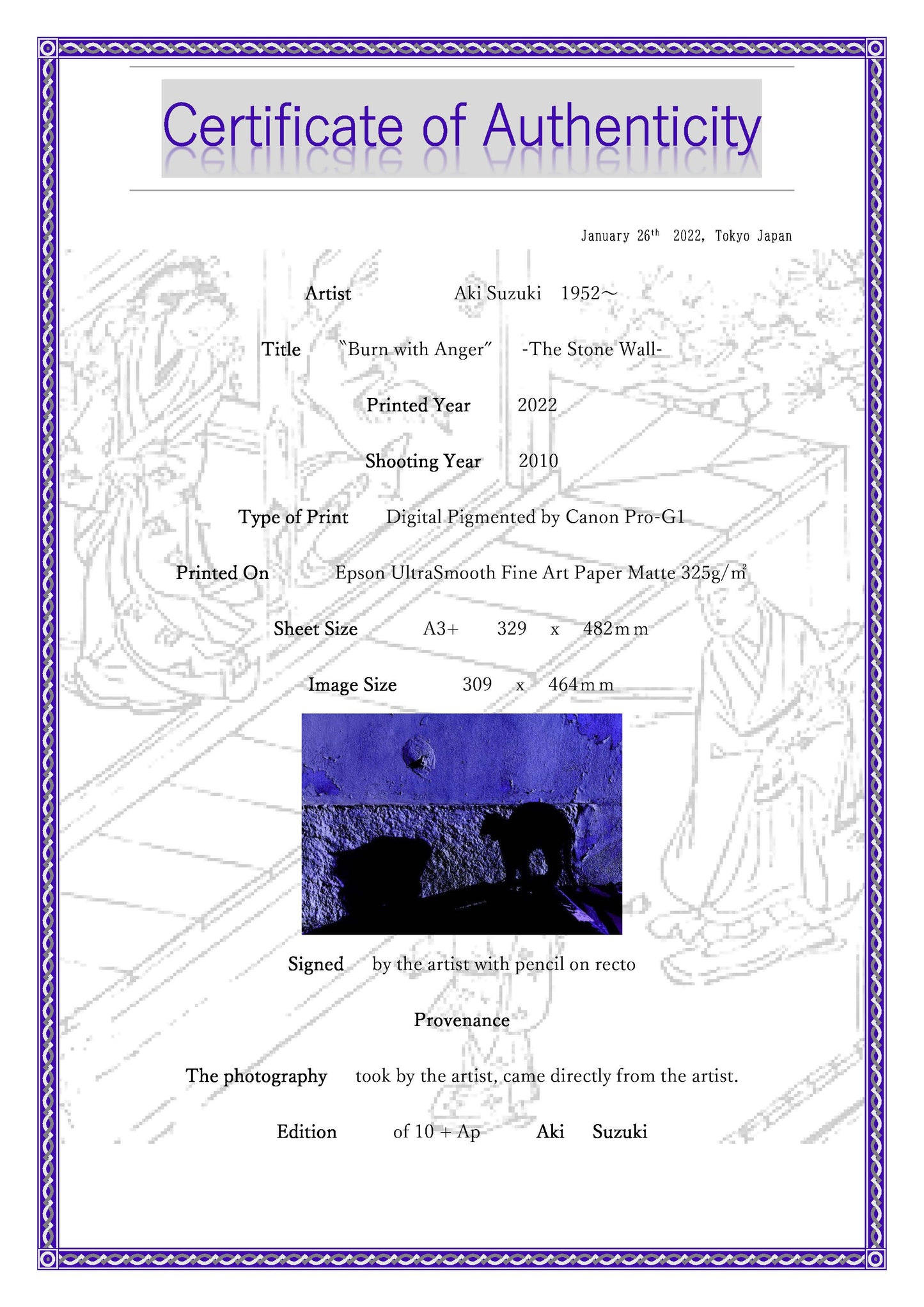 "Angry" -Serie muro di pietra-