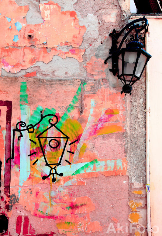 「灯」 -石の壁シリーズ-